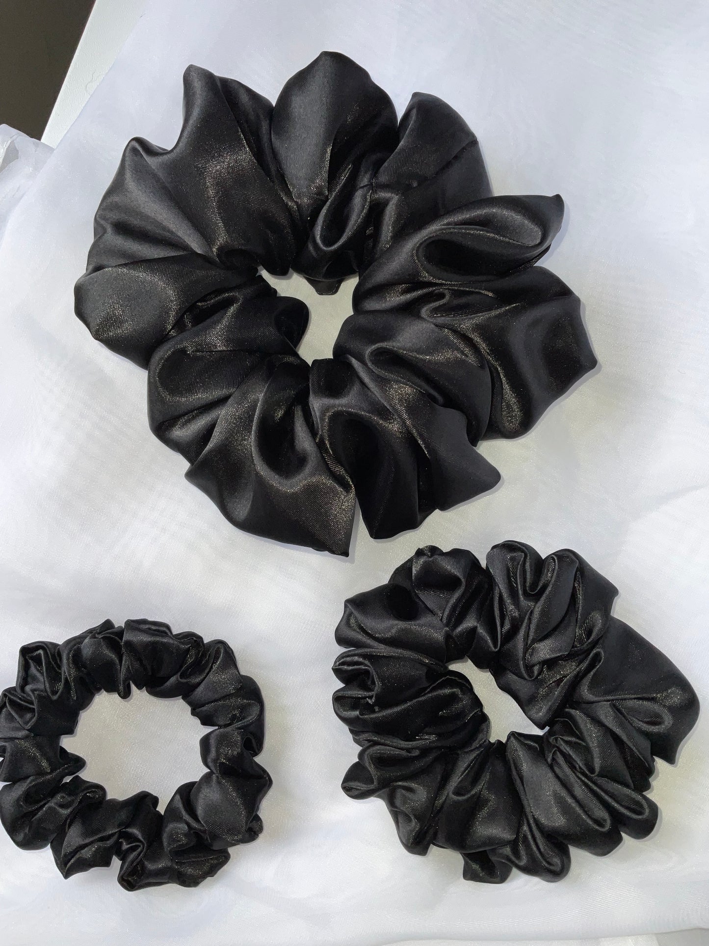 The Brooklyn Satin Hair Scrunchies
