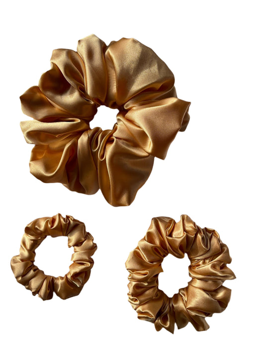 The Alexandra Satin Hair Scrunchies