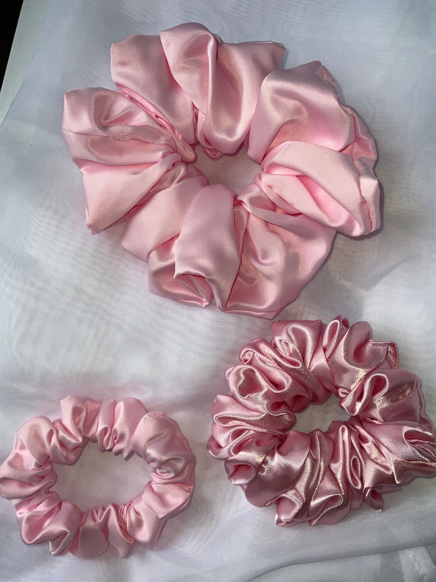 The Penelope Satin Hair Scrunchies