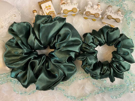 The Helen Satin Hair Scrunchies